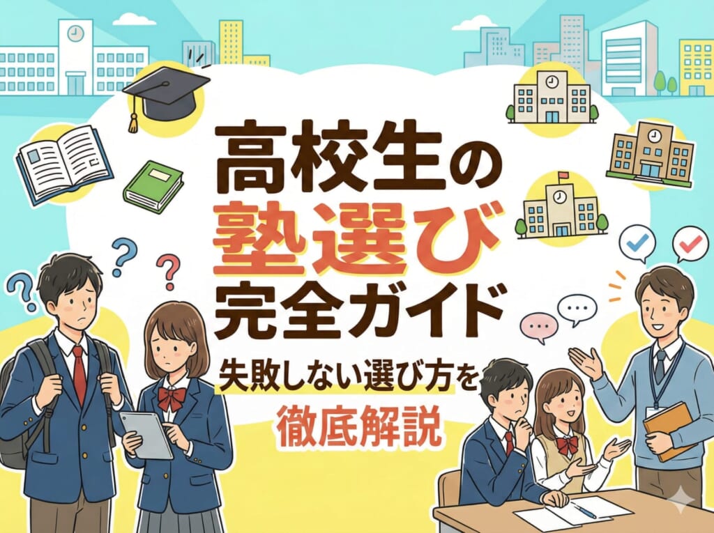高校生の塾選び完全ガイド｜失敗しない選び方を徹底解説