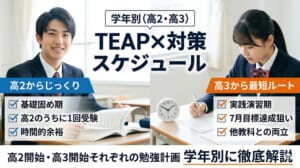 TEAP対策スケジュールを学年別に解説｜高2開始・高3開始それぞれの勉強計画
