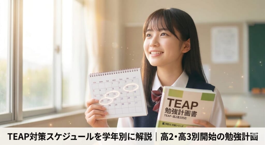 TEAP対策スケジュールを学年別に解説｜高2開始・高3開始それぞれの勉強計画