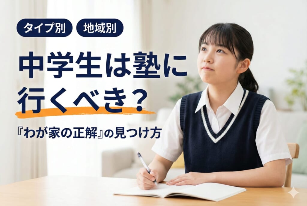 中学生は塾に行くべきか？タイプ別・地域別に判断ポイントを解説
