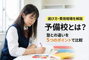 予備校とは？塾との違いを5つのポイントで比較｜選び方・費用相場を解説