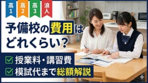 予備校の費用はどれくらい？授業料・講習費・模試代まで総額で解説