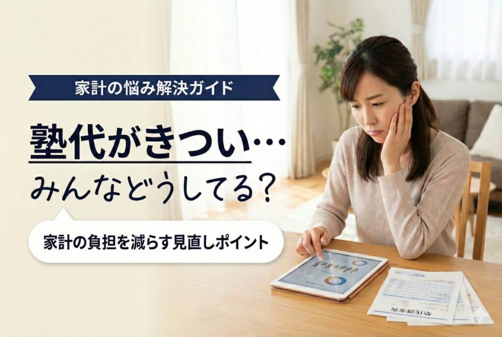 塾代がきつい…みんなどうしてる？家計の負担を減らす見直しポイント
