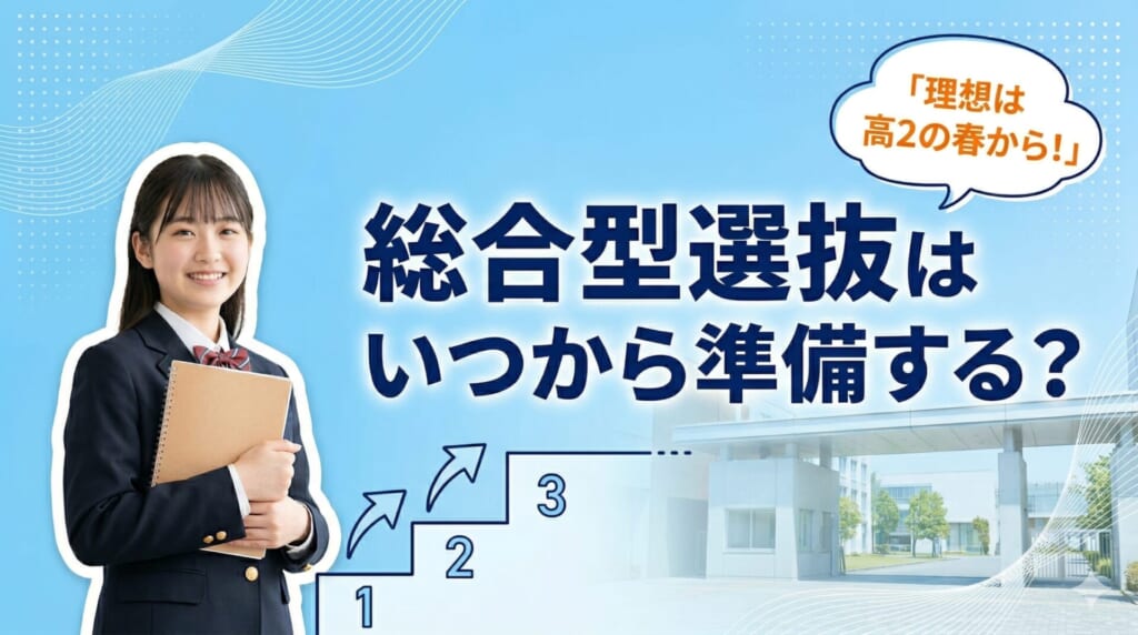 総合型選抜はいつから準備する？高2・高3でやることを時期別に整理