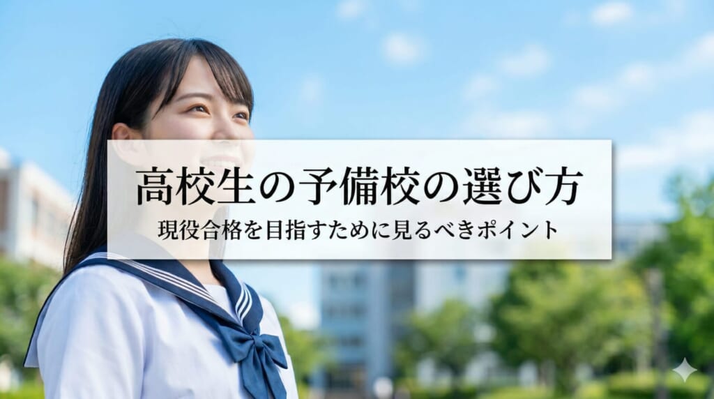 高校生の予備校の選び方｜現役合格を目指すために見るべきポイント